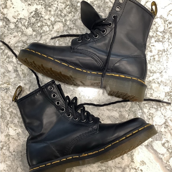 Doc Martens leather 1460 combat boots - Picture 3 of 16